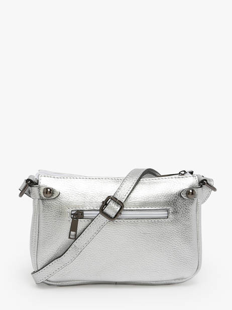 Sac Bandoulière Caviar Cuir Milano Argent caviar G1421N vue secondaire 4