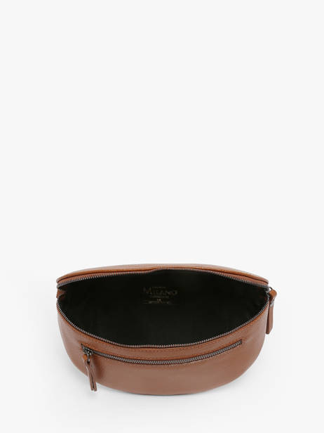 Leather Caviar Belt Bag Milano Brown caviar CA23111 other view 3