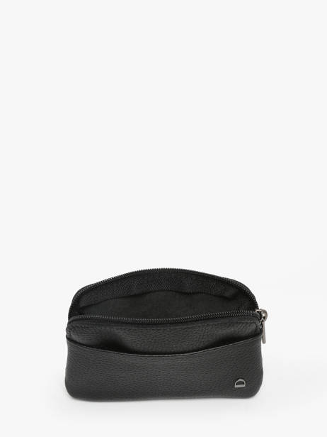 Coin Purse Leather Madras Etrier Black madras EMAD339 other view 1