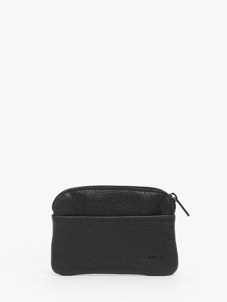 Coin Purse Leather Madras Etrier Black madras EMAD339 other view 2