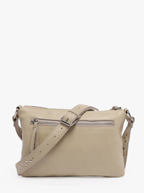 Sac Bandoulière Glam Cuir Basilic pepper Beige glam BGLA68 vue secondaire 4