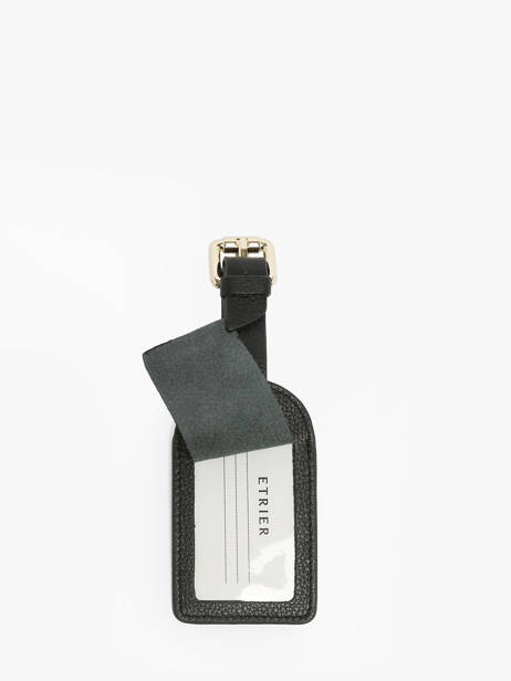 Luggage Tag Tradition Cuir Etrier Black tradition ETRA901M other view 1