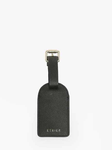 Luggage Tag Tradition Cuir Etrier Black tradition ETRA901M other view 2