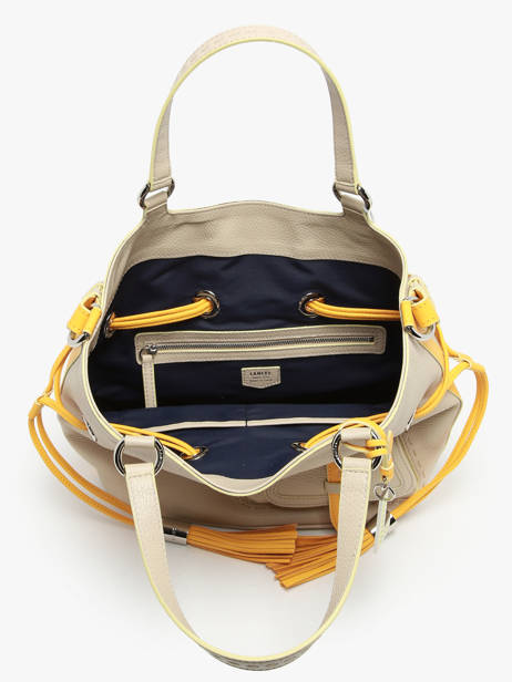 Medium Premier Flirt Multico Bucket Bag Lancel Beige premier flirt A12363 other view 4