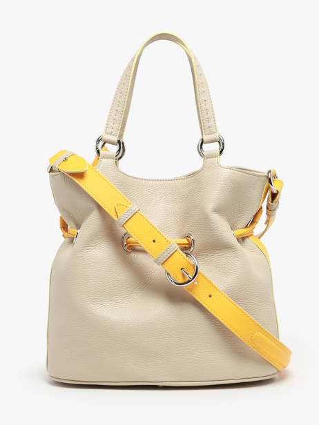 Medium Premier Flirt Multico Bucket Bag Lancel Beige premier flirt A12363 other view 5