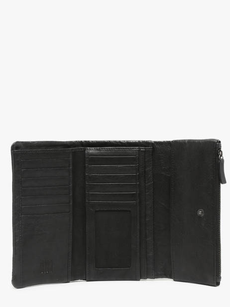 Wallet Leather Biba Black wallet TOT2L other view 1