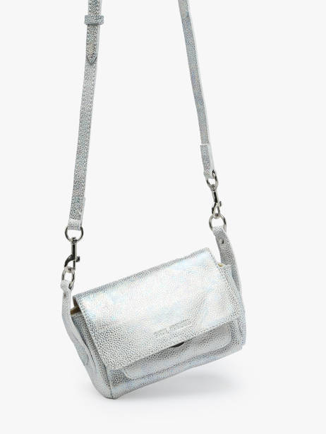 Leather Xs Diane Granite Crossbody Bag Paul marius Silver granite DIANXGRA other view 2