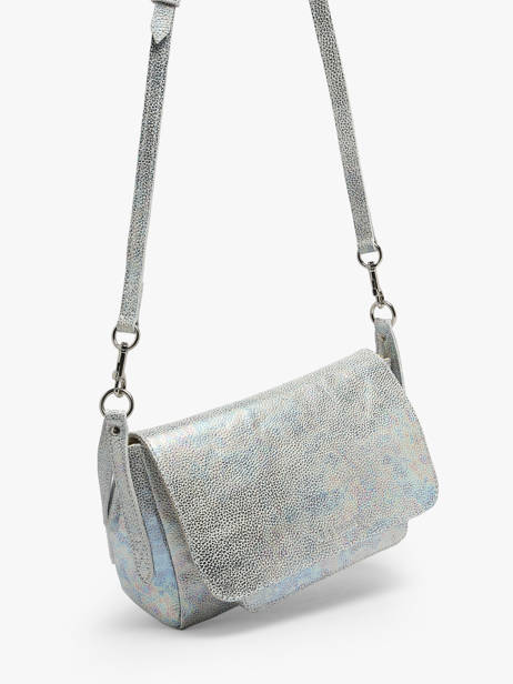 Leather Diane S Granite Crossbody Bag Paul marius Silver granite DIANSGRA other view 2