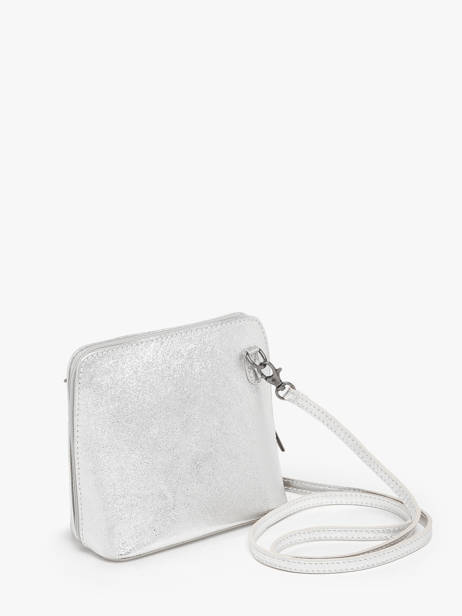 Leather Nine Crossbody Bag Milano Silver nine NI23117N other view 2