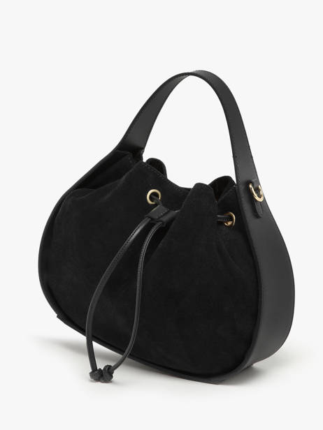 Sac Porté épaule Mirage Cuir Velvet Milano Noir mirage velvet MV23112 vue secondaire 2