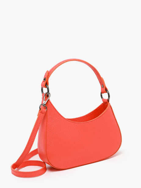 Sac Bandoulière Caviar Cuir Milano Orange caviar CA23118 vue secondaire 2