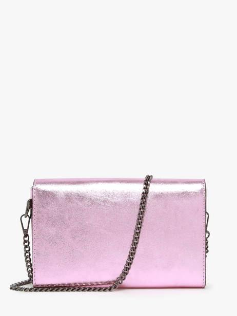 Sac Bandoulière Nine Cuir Milano Rose nine NI23064N vue secondaire 4