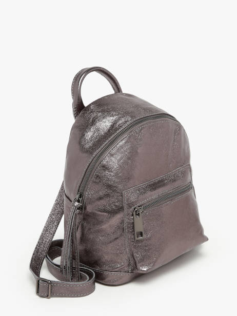 Leather Nine Backpack Milano Gray nine NI23066 other view 2