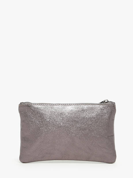 Trousse Nine Cuir Milano Gris nine NI23063N vue secondaire 2