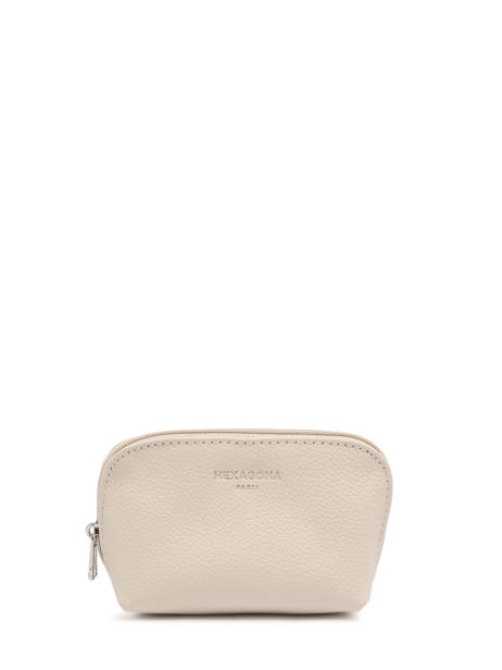 Porte-monnaie Cuir Hexagona Beige confort 467389 vue secondaire 1