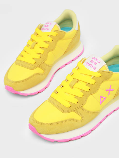 Sneakers Sun68 Yellow women Z34201 other view 3