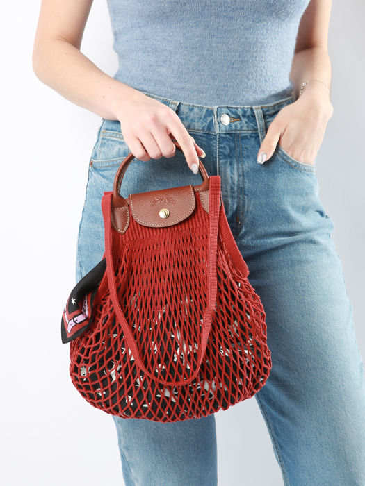 Longchamp Le pliage filet Hobo bag Brown