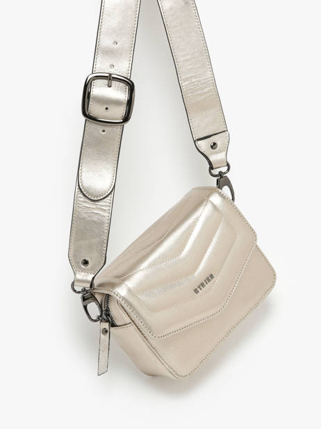 Crossbody Bag Rafale Leather Etrier Beige rafale ERAF061M other view 2