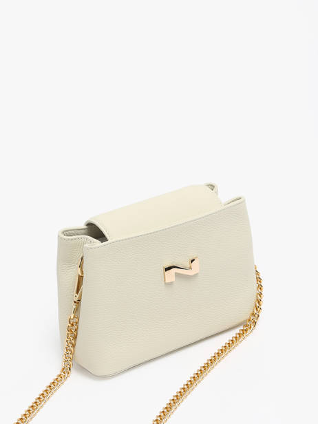 Leather Poppy Crossbody Bag Nathan baume Beige eden 2 other view 2