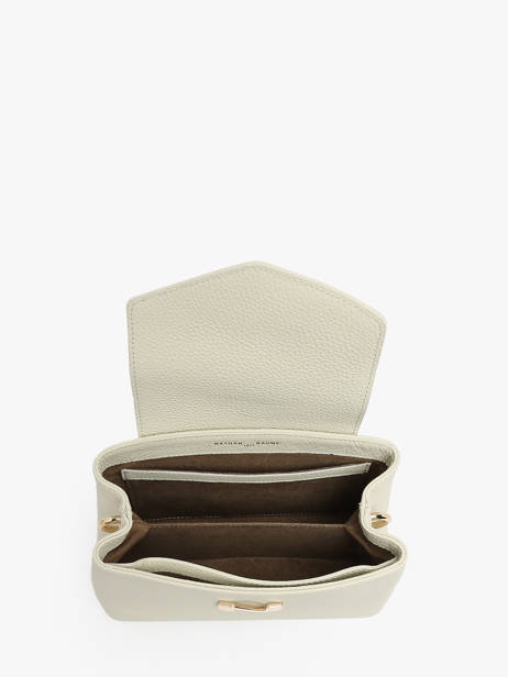 Leather Poppy Crossbody Bag Nathan baume Beige eden 2 other view 3