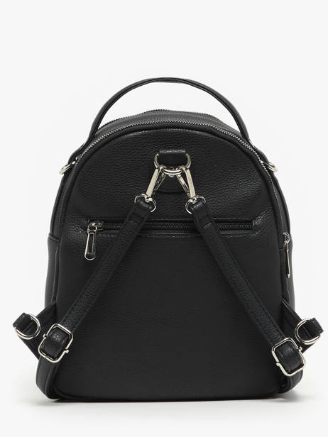 Backpack Miniprix Black grained F3606 other view 4