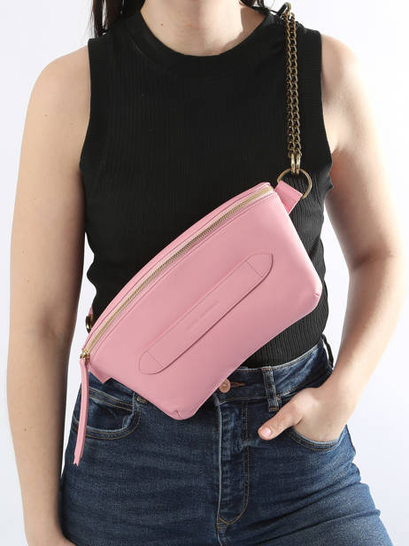 Sac Ceinture Neufmille Cuir Lisse Souple Marie martens Rose neufmille VLF vue secondaire 1