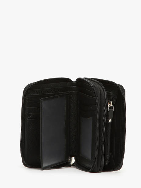 Wallet Leather Crinkles Black caviar 15041 other view 1