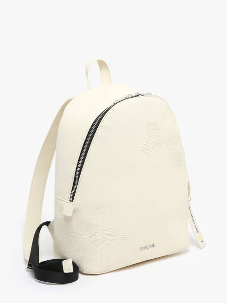 Sac à Dos Desigual Blanc aquiles ecru 24SAKP26 vue secondaire 2