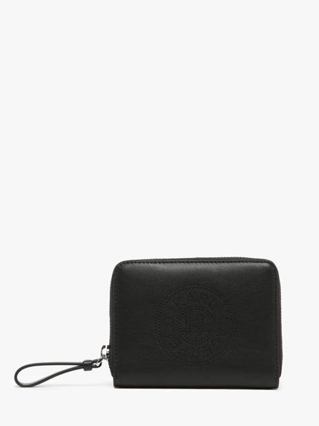 Portefeuille Compact K/circle Cuir Karl lagerfeld Noir k circle 241W3229