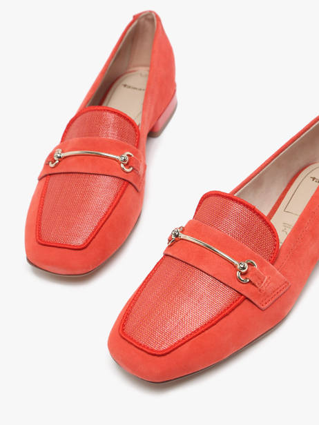 Moccasins In Leather Tamaris Orange women 42 other view 1