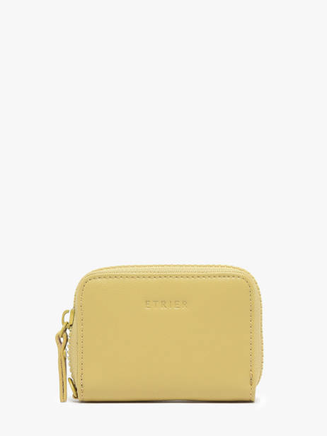 Porte-monnaie Oxer Cuir Etrier Jaune oxer EOXE090S