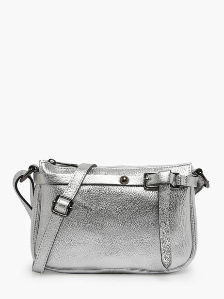 Sac Bandoulière Caviar Cuir Milano Argent caviar G1421N