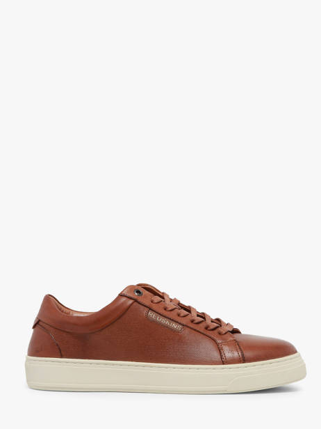 Sneakers In Leather Redskins Brown men BAZINO