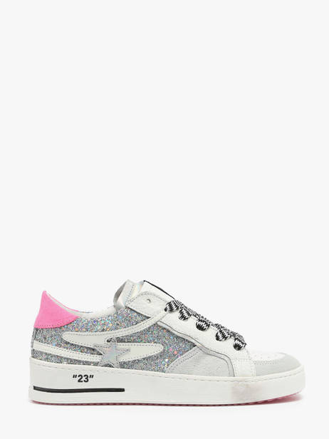 Sneakers Vana En Cuir Semerdjian Argent women VAN11732