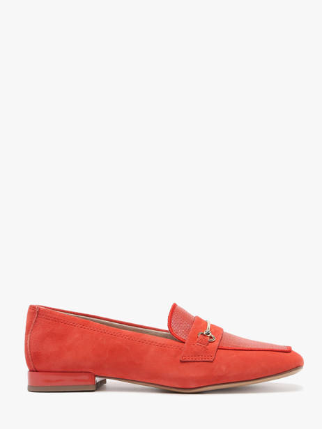 Moccasins In Leather Tamaris Orange women 42