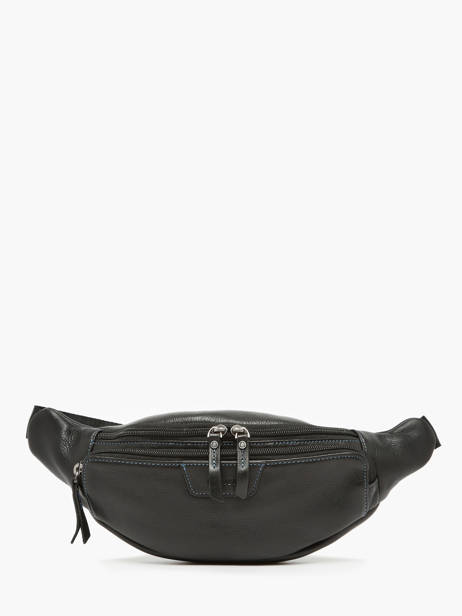 Sac Banane Foulonné Etrier Noir foulonne EFOU722M