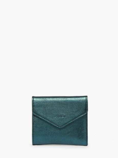 Card Holder Leather Etincelle Irisée Etrier Blue etincelle irisee EETI113