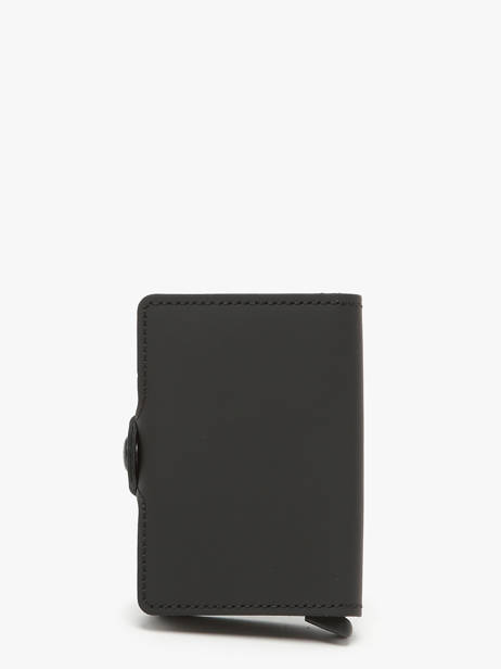 Card Holder Leather Secrid Black matte TM other view 3