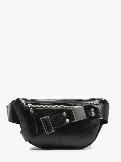 Leather Éclipse Belt Bag Paul marius Black eclipse BANANECL other view 4