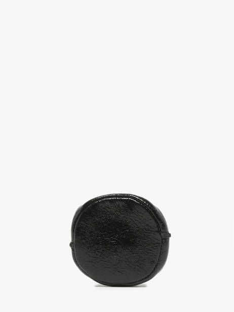 Leather L'escarcelle Éclipse Coin Purse Paul marius Black eclipse ESCARECL other view 2