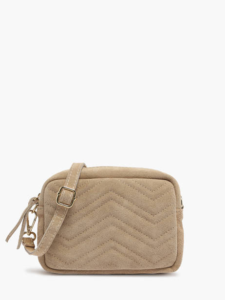 Sac Bandoulière Velvet Aspect Daim Milano Beige velvet VE19111G