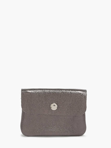 Porte-monnaie Nine Cuir Milano Gris nine NI22042N