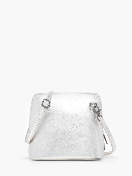Leather Nine Crossbody Bag Milano Silver nine NI23117N