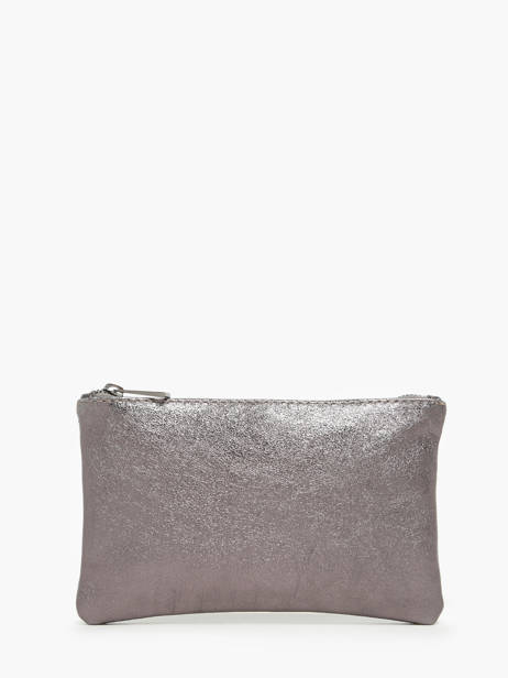 Trousse Nine Cuir Milano Gris nine NI23063N