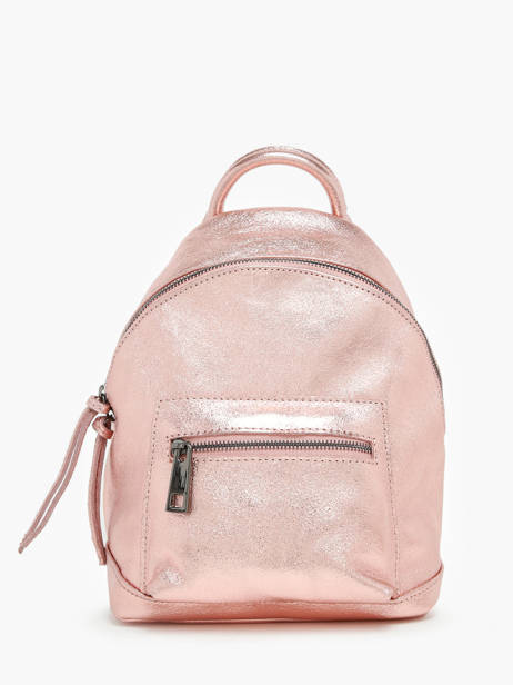 Sac à Dos Nine Cuir Milano Rose nine NI23066