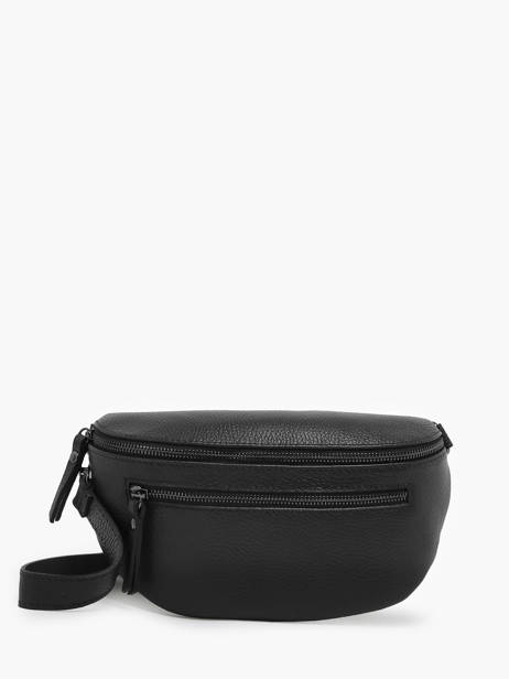 Leather Caviar Belt Bag Milano Black caviar CA23111