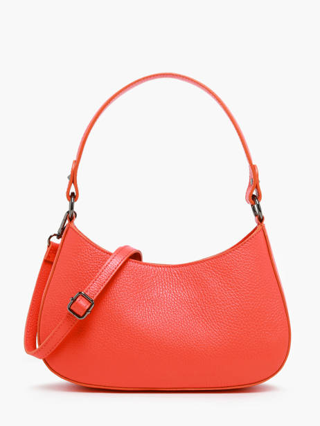 Sac Porté épaule Caviar Cuir Milano Orange caviar CA23120