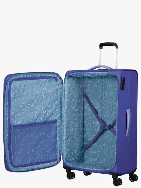 Softside Luggage Pulsonic American tourister Blue pulsonic 146518 other view 4