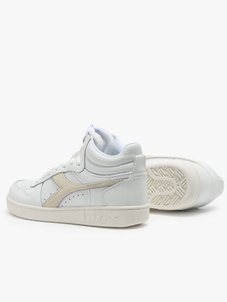 Sneakers Magic Demi Cut In Leather Diadora White unisex 179567 other view 3