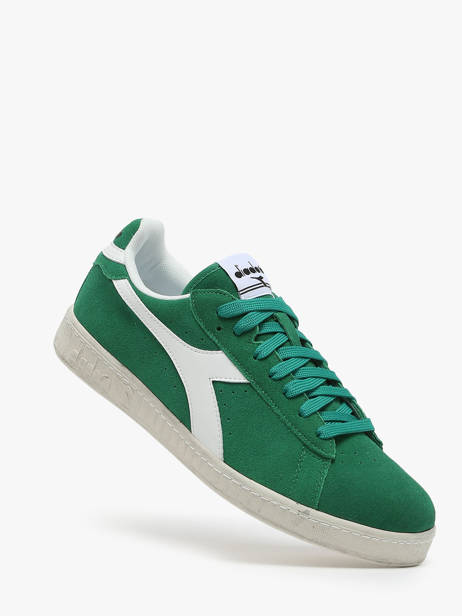 Sneakers Game Low Suede Wax In Leather Diadora Green unisex 181202 other view 1